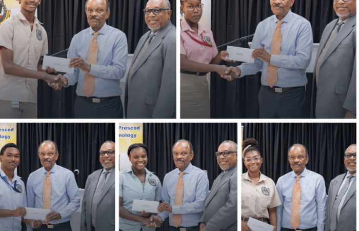 The students received BBD $1,000 to cover school expenses for one year of study